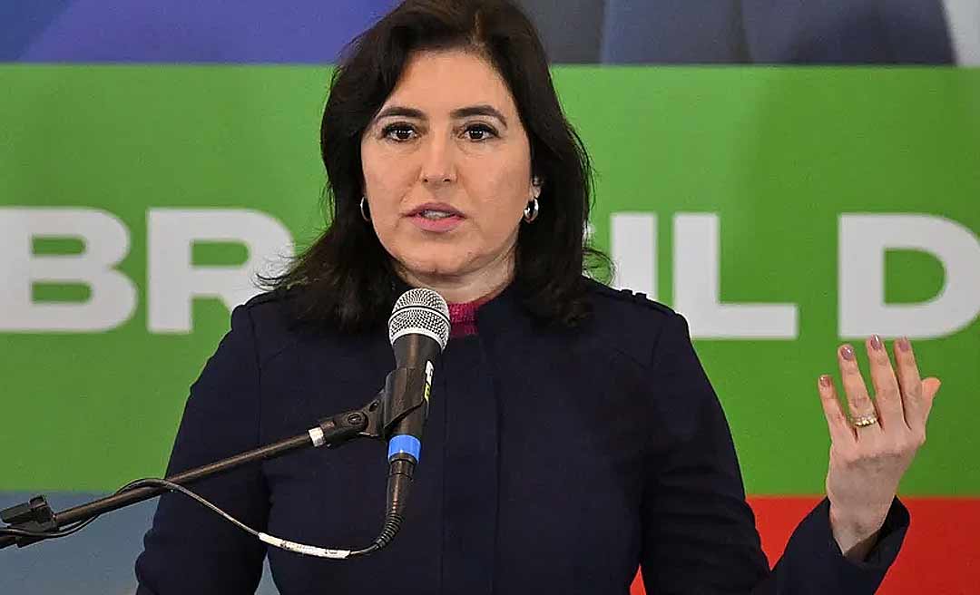 Ao falar sobre ferrovia que passará pelo Acre, Simone Tebet diz que projeto ‘impactará diretamente regiões do Norte’