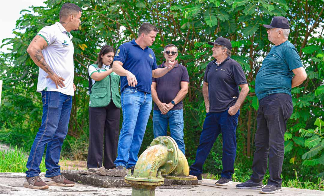 José Bestene visita Xapuri para acompanhar instalação da nova Estação de Tratamento de Água