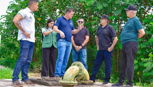José Bestene visita Xapuri para acompanhar instalação da nova Estação de Tratamento de Água