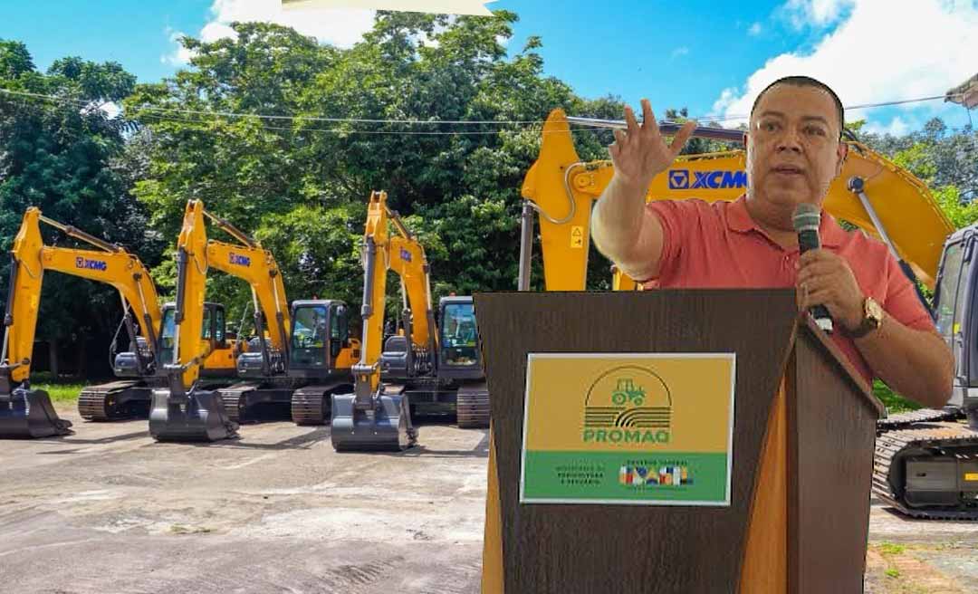 Paulo Ximenes diz que máquinas entregues a municípios do Acre vão ajudar a alavancar a piscicultura sustentável