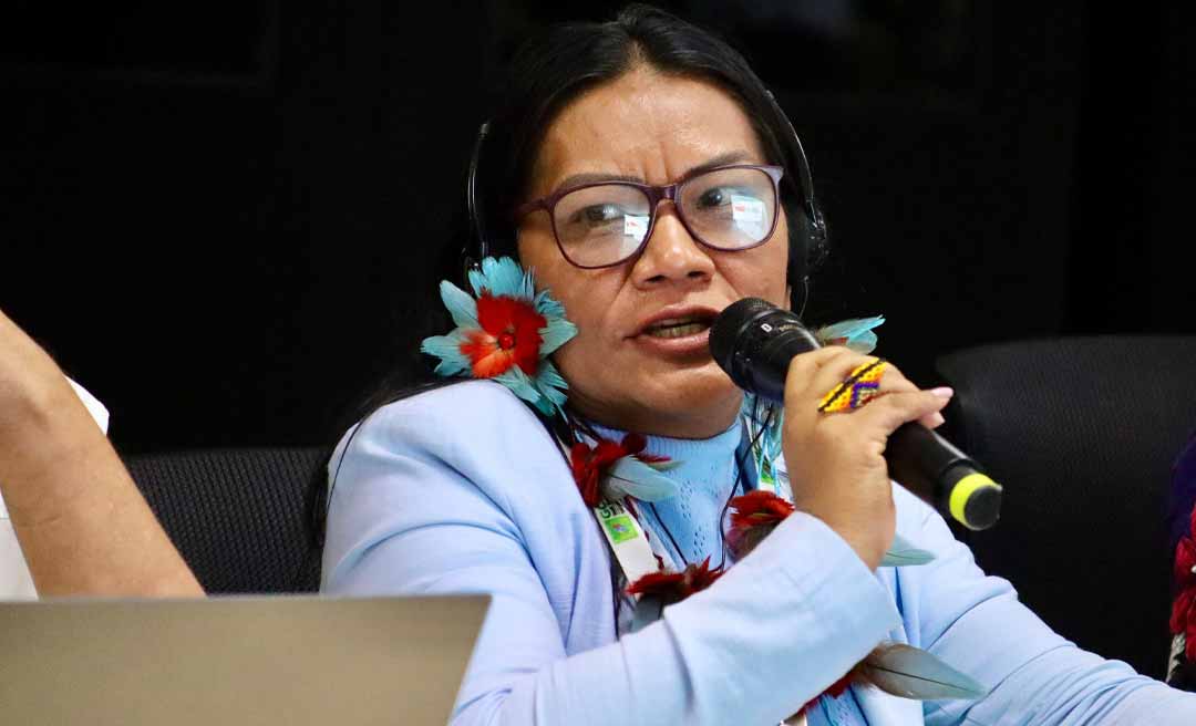 “Não se faz política ambiental sem a participação dos povos indígenas”, diz Francisca Arara no primeiro encontro do GCF Task Force em Rio Branco