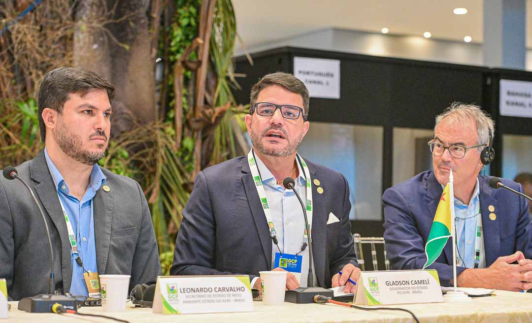 Em mensagem na 15ª Reunião Anual da Força-Tarefa dos Governadores Pelo Clima e as Florestas, Gladson reafirma compromisso com política ambiental