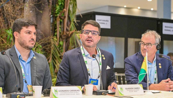 Em mensagem na 15ª Reunião Anual da Força-Tarefa dos Governadores Pelo Clima e as Florestas, Gladson reafirma compromisso com política ambiental
