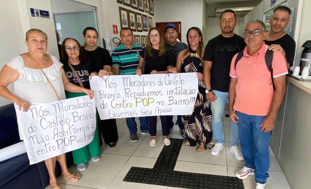 Moradores da Baixada da Sobral pedem apoio dos vereadores para que o Centro Pop não seja transferido para o Castelo Branco