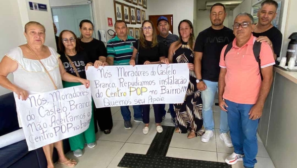 Moradores da Baixada da Sobral pedem apoio dos vereadores para que o Centro Pop não seja transferido para o Castelo Branco
