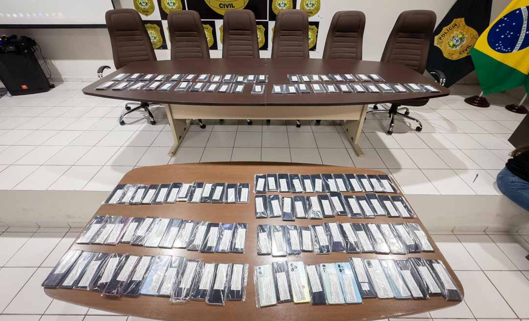 Polícia Civil do Acre realiza intimações via WhatsApp para devolução de celulares recuperados na “Operação Mobile”