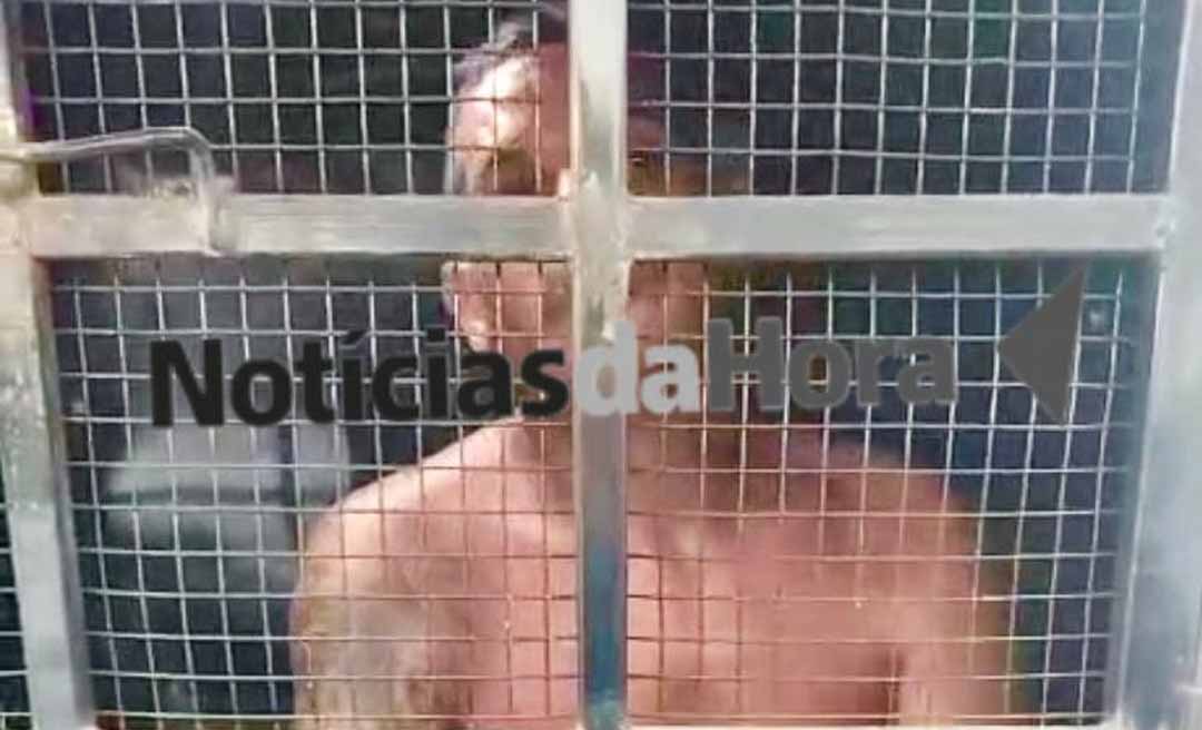 Homem com mandado de prisão é preso no Conjunto Universitário após disparar arma de fogo em via pública