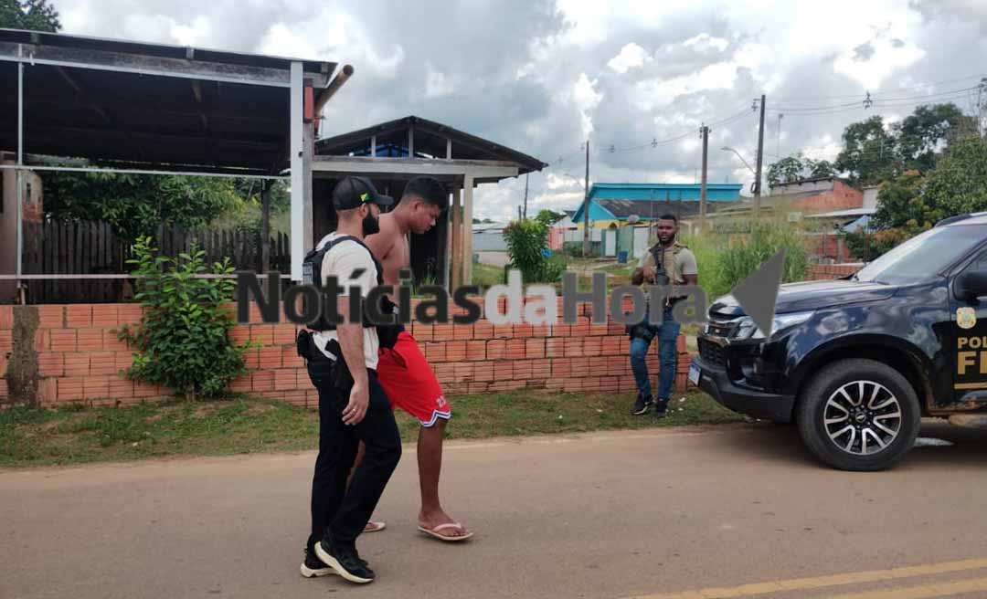Homem é preso pela Polícia Federal suspeito de tráfico de drogas no interior do Acre