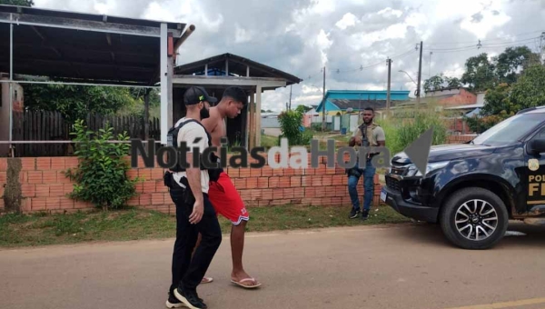 Homem é preso pela Polícia Federal suspeito de tráfico de drogas no interior do Acre