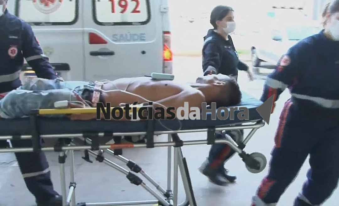 Homem é esfaqueado durante bebedeira e tem vísceras expostas em tentativa de homicídio no bairro da Paz, Rio Branco