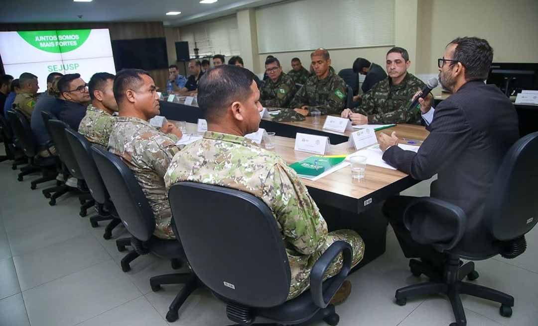 Acre recebe representantes das forças de segurança do Peru para reunião do Gabinete de Gestão Integrada de Fronteira Internacional