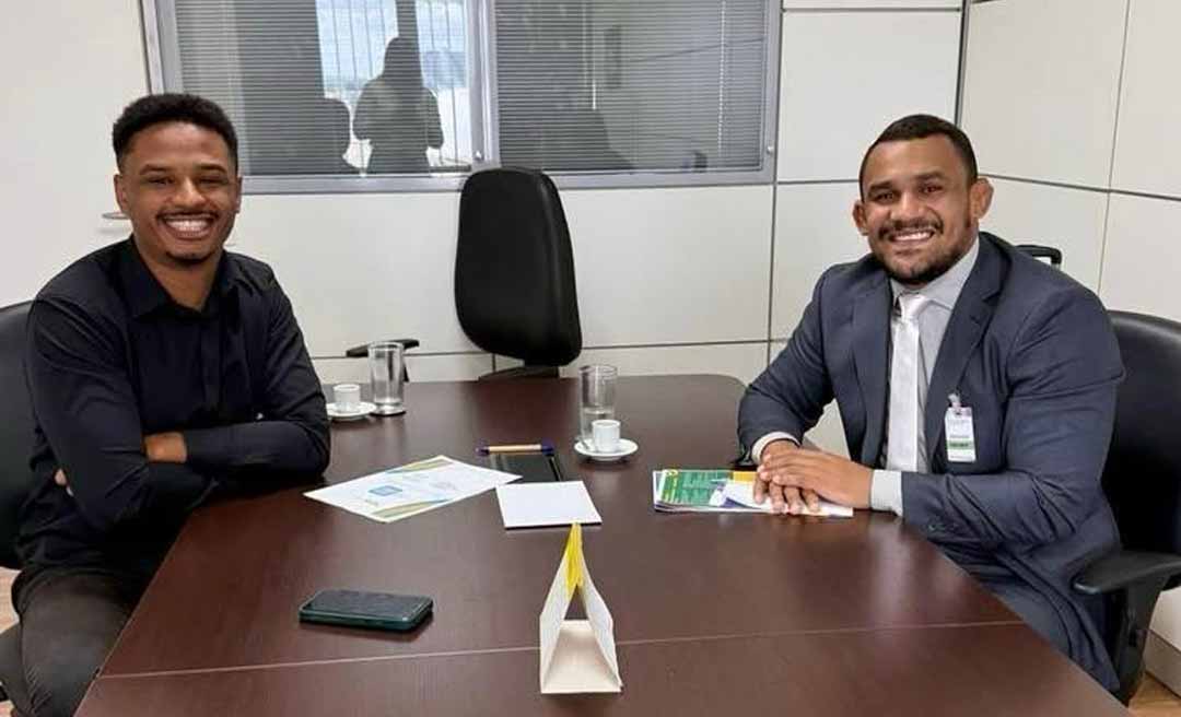 “Sigo empenhado!”, diz secretário de Esporte de Rio Branco em agenda na Capital federal; gestor pode ser exonerado do cargo