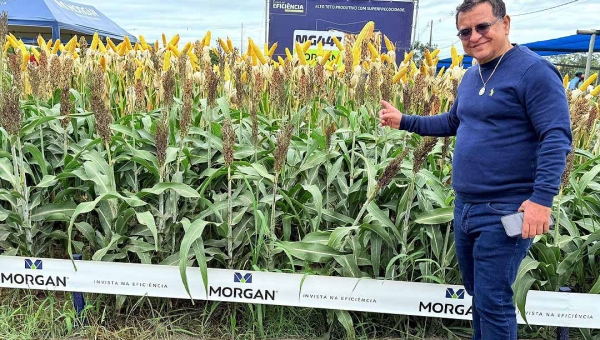 Gonzaga visita feira Rondônia Rural Show e conhece acreanos que levaram a farinha do Acre para as mesas dos rondonienses