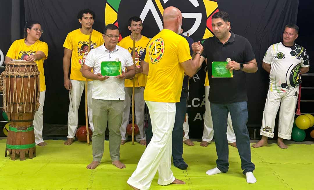 Samir Bestene participa de batizado do Grupo Afro Ginga e reforça apoio à capoeira: “Símbolo de resistência e cultura”