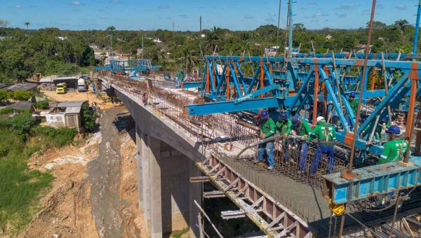 Obras da Variante e Ponte da Sibéria entram em contagem regressiva para entrega