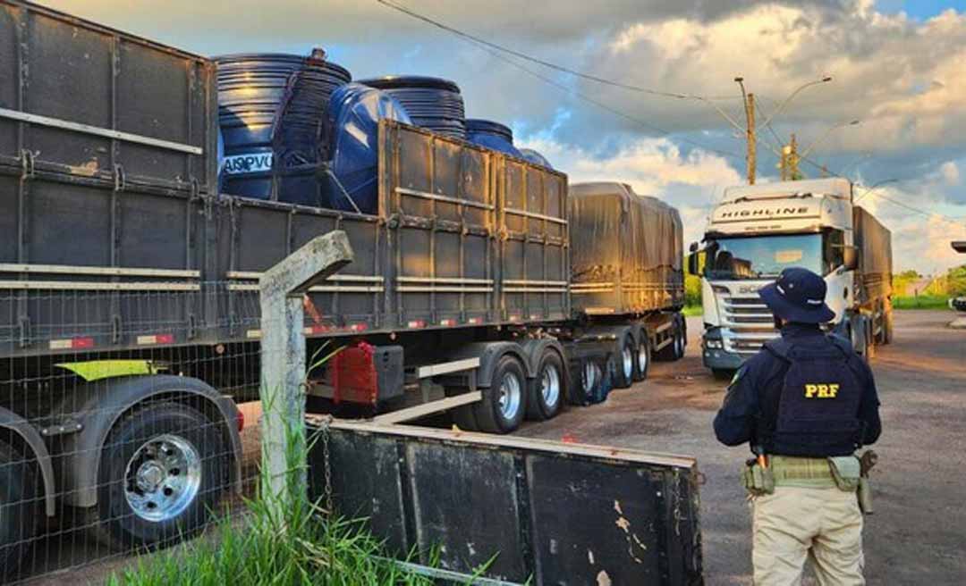 PRF flagra motorista com CNH falsa durante fiscalização na BR-364 no Acre
