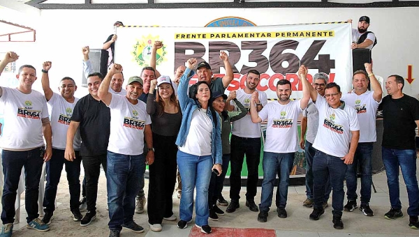 Presidente da Aleac, parlamentares e autoridades do Juruá cobram reconstrução da BR-364 durante visita a trechos críticos