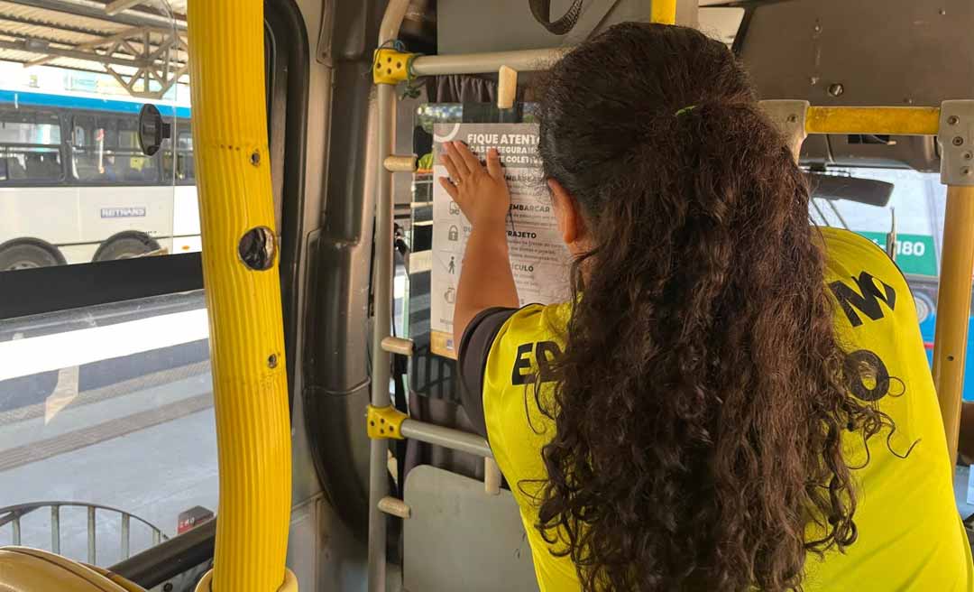 Em meio a onda de roubos, RBtrans pede que usuários evitem uso de celular em locais públicos e mal iluminados e tenham cuidado ao descer do ônibus