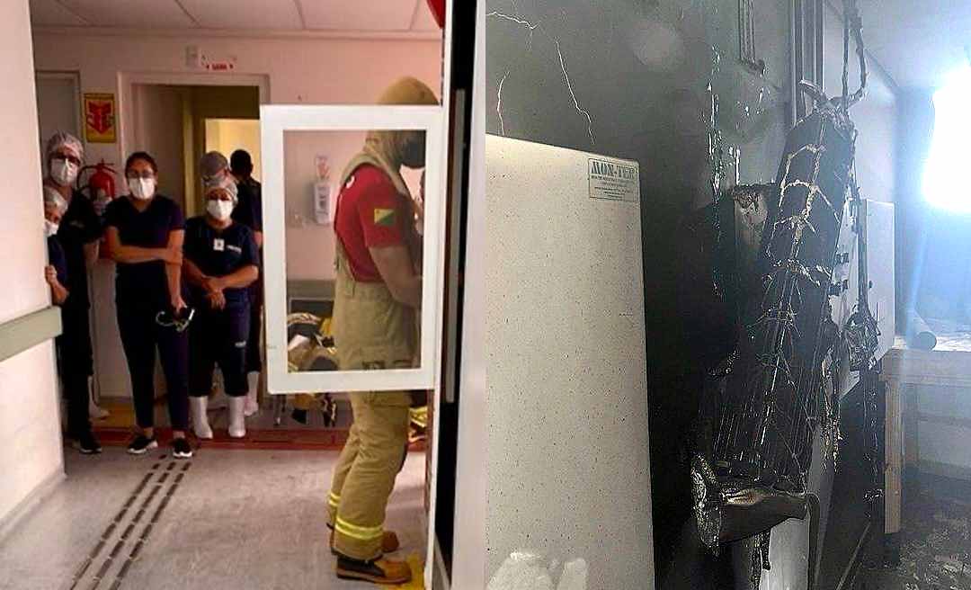 Secretário de Saúde diz que atendimento não está comprometido, após princípio de incêndio em setor técnico do PS de Rio Branco