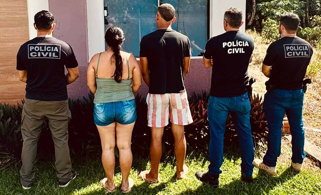 Casal é preso em flagrante por tráfico de drogas na cidade de Rodrigues Alves