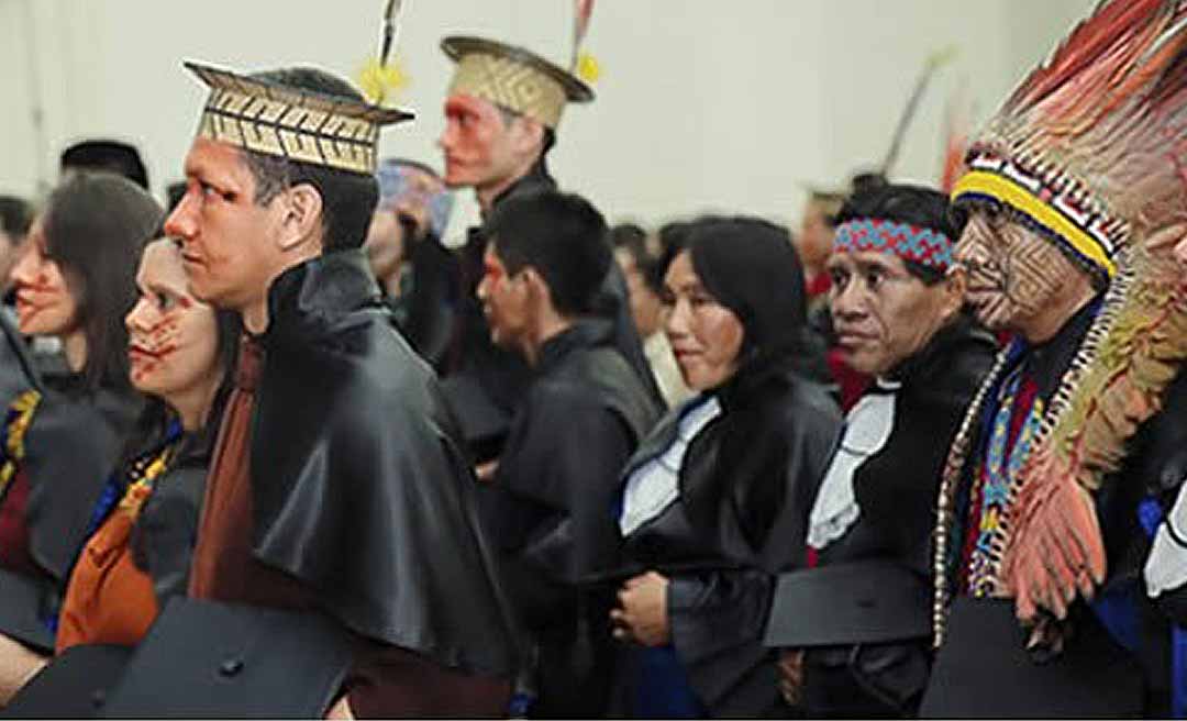 Estudantes indígenas aprovados em 2025 estão presentes em 14 cursos da Ufac incluindo Medicina e Direito