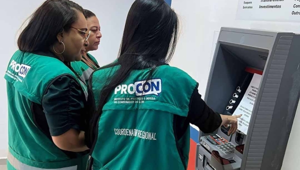 Procon notifica instituição bancária de Tarauacá por falha na prestação de serviços eletrônicos