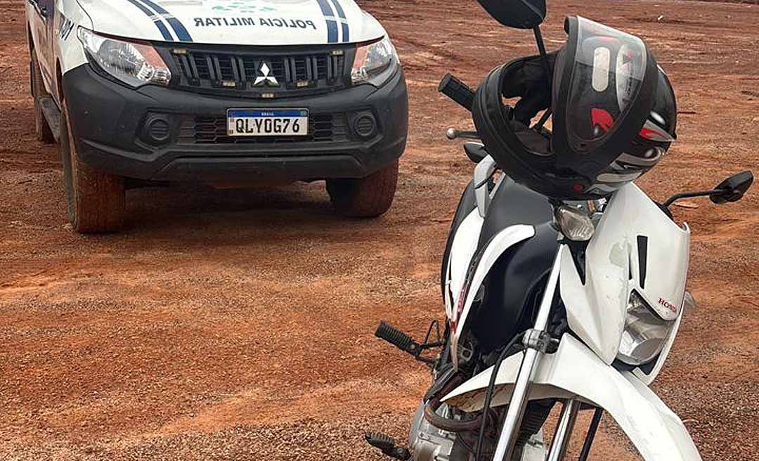 PM prende homem que divulgava imagens e tentava vender moto roubada de secretaria do Estado