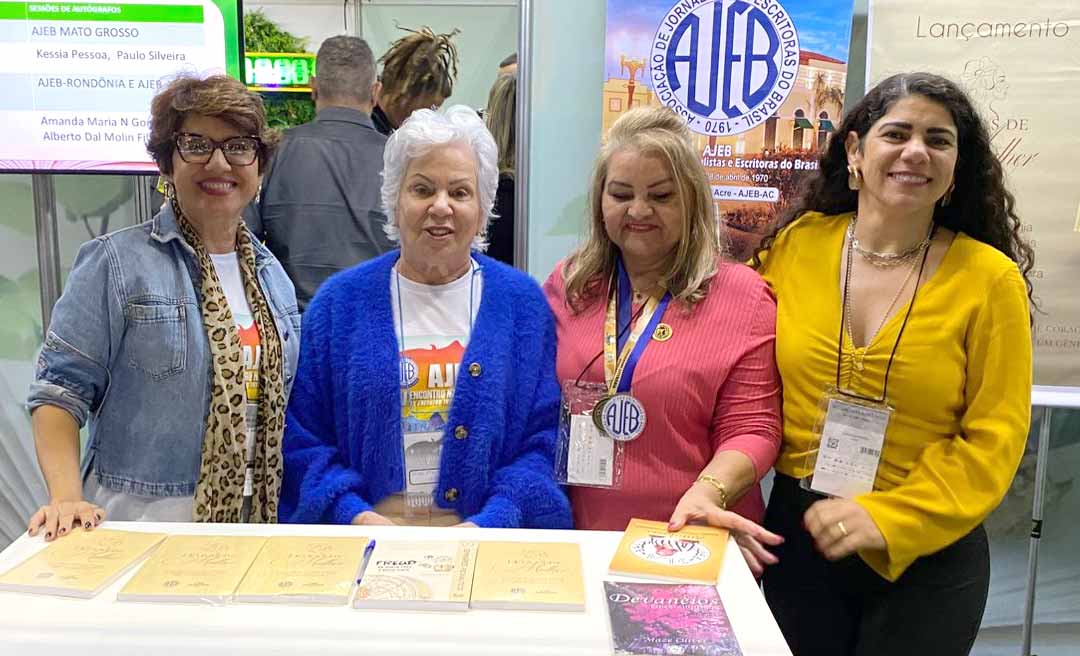 Acreanas participam do V Encontro Nacional da AJEB e lançam livros na Bienal do Livro Rio 2025