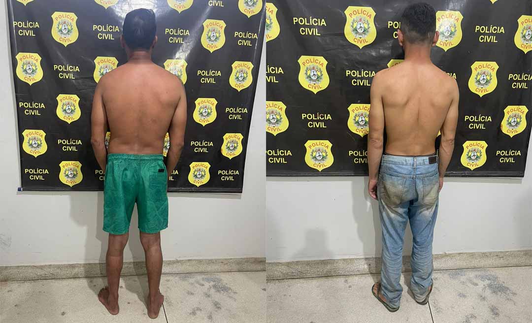 Dois homens condenados por crimes de roubo são presos pela Polícia Civil em Tarauacá