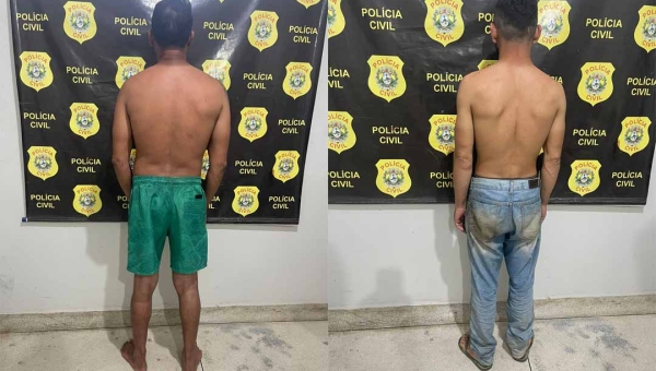 Dois homens condenados por crimes de roubo são presos pela Polícia Civil em Tarauacá