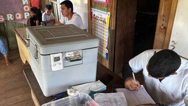 Prefeitura de Assis Brasil leva ação de vacinação e orientações do Bolsa Família à Comunidade Natal