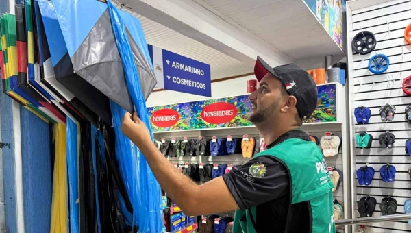Procon de Cruzeiro do Sul realiza operação contra comercialização de linhas cortantes
