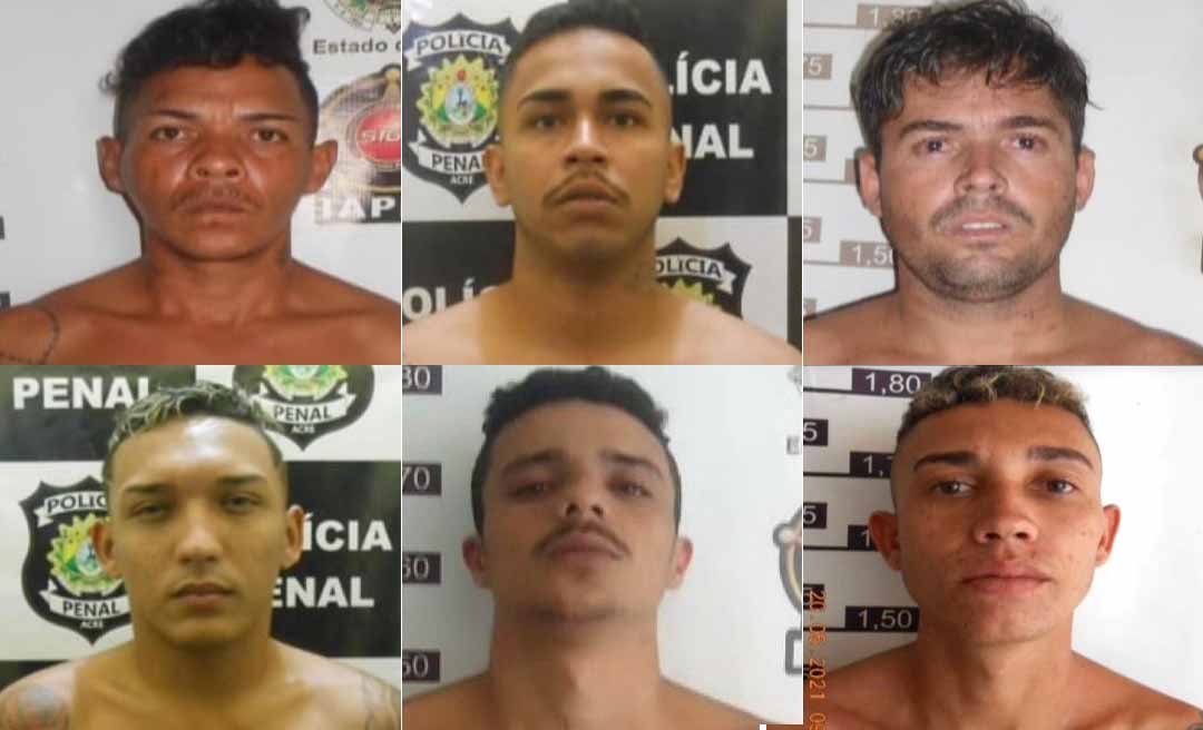 Nove detentos fogem de presídio em Rio Branco durante troca de plantão; operação com helicóptero e forças especiais tenta localizar grupo