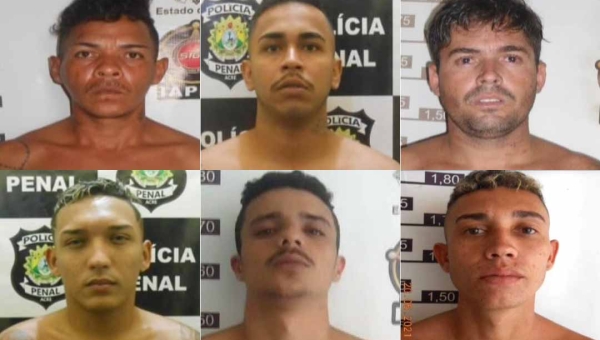 Nove detentos fogem de presídio em Rio Branco durante troca de plantão; operação com helicóptero e forças especiais tenta localizar grupo
