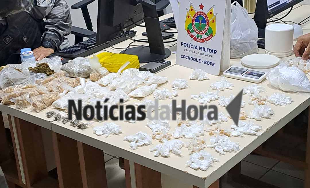 Homem é preso com cerca de 4 kg de drogas após denúncia no bairro Wanderley Dantas