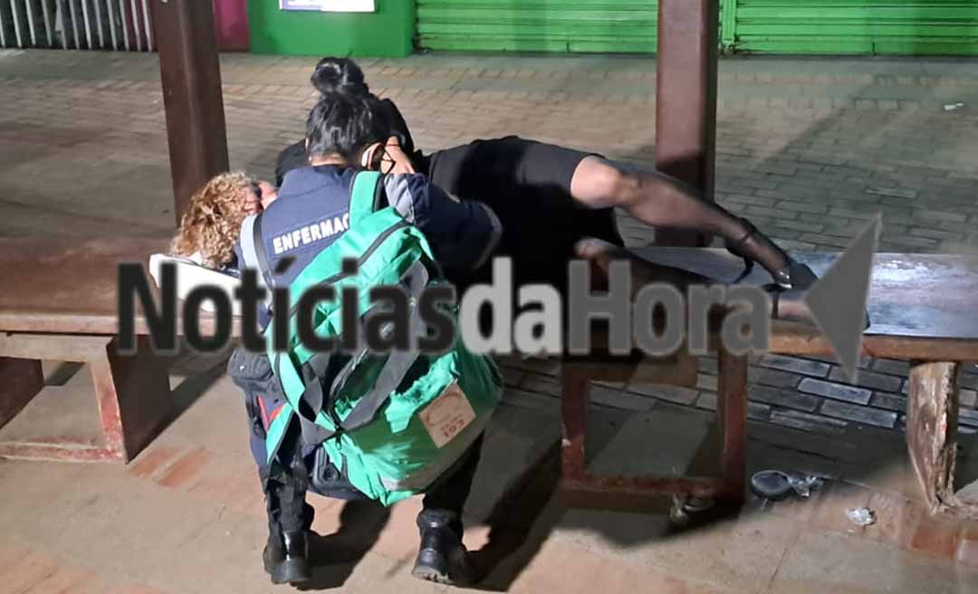 Mulher é agredida durante assalto cometido por casal em situação de rua no Centro da Capital