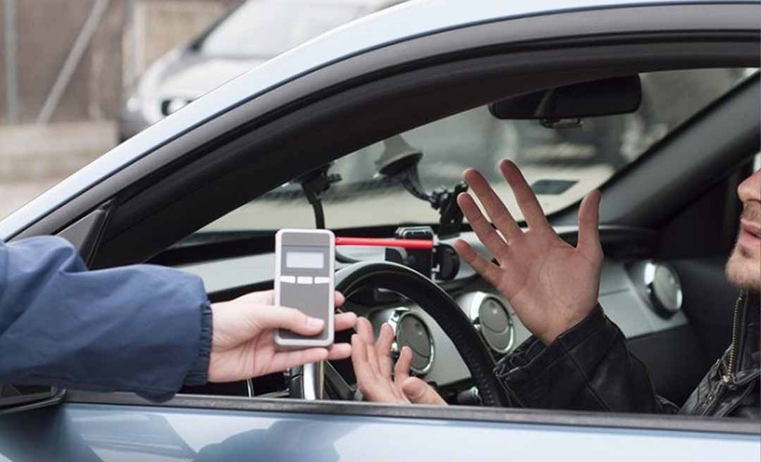 Quase 2 mil condutores do Acre recusaram o teste do bafômetro previsto pela Lei Seca; Rio Branco registrou 13 mil infrações por direção e uso do álcool