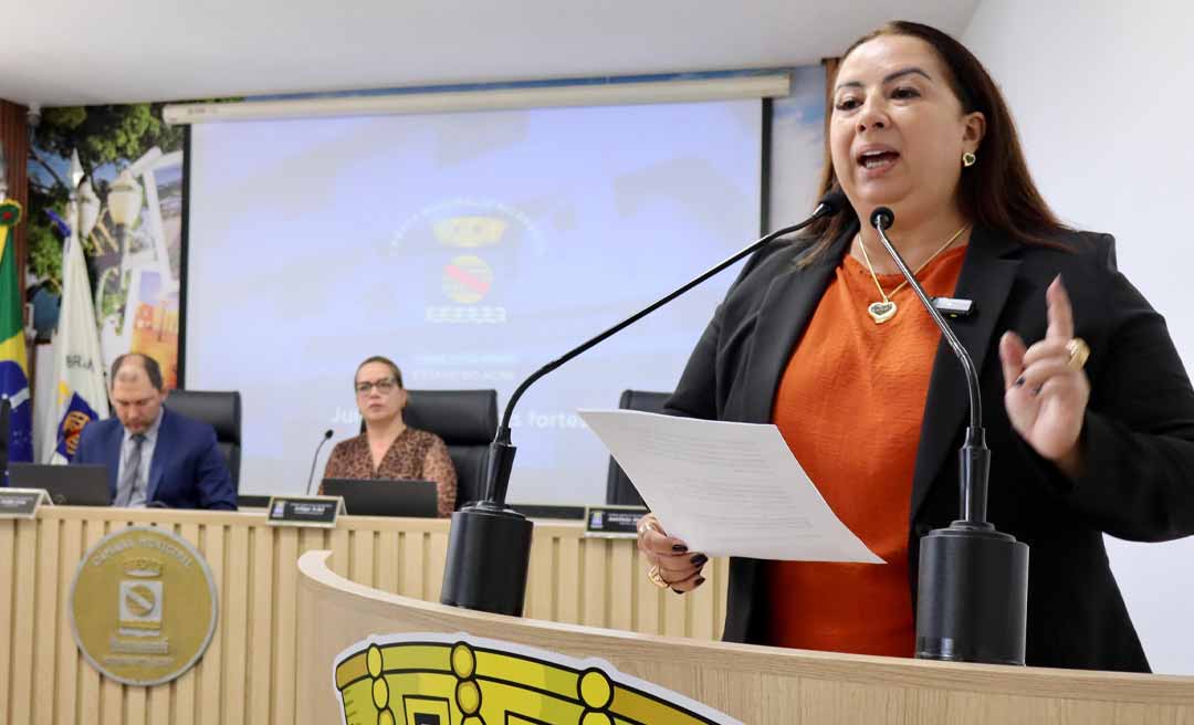 Elzinha Mendonça propõe Lei “Juliana Chaar” para reforçar segurança em casas noturnas e eventos públicos em Rio Branco