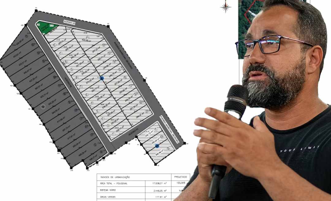 Railson Ferreira sanciona lei que visa a regularização fundiária do Loteamento Açaí, em Feijó