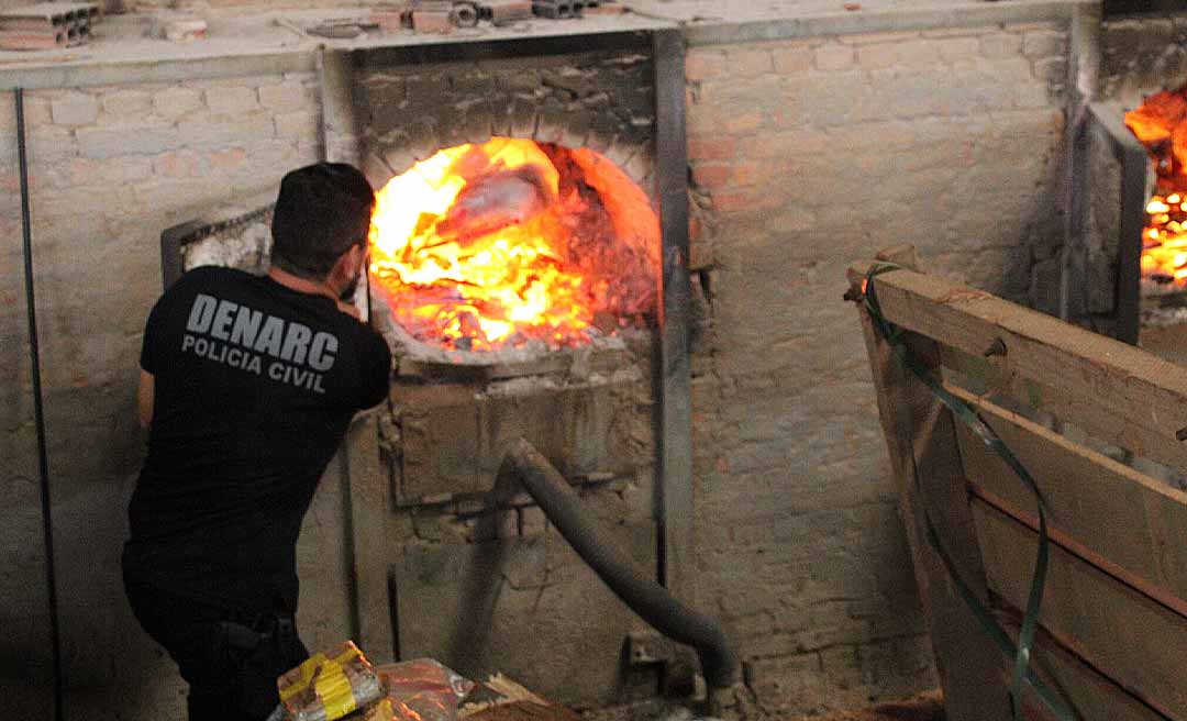 Polícia Civil do Acre incinera mais de 220 quilos de drogas em ação de combate ao narcotráfico
