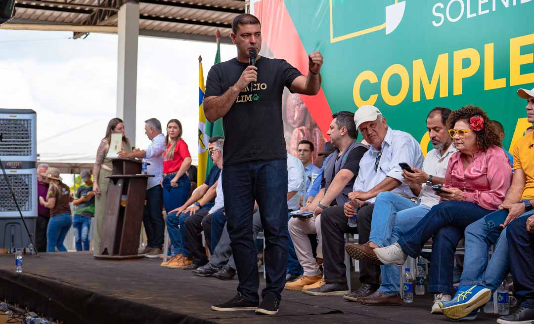 “Exemplo de política pública que dá certo e que transforma vidas”, disse Nicolau Júnior, presidente da Aleac, na inauguração de complexo de café no Vale do Juruá