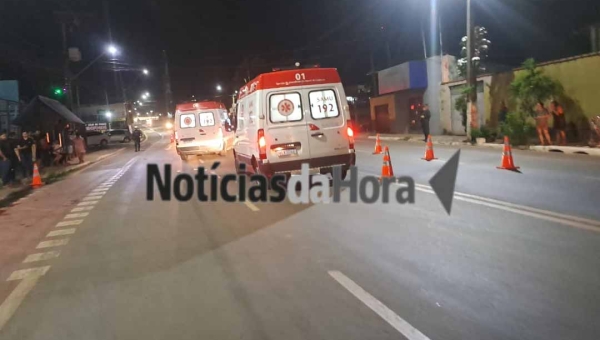 Idosa de 79 anos morre após ser atropelada por motocicleta Avenida Antônio da Rocha Viana; vítima sofreu traumatismo craniano