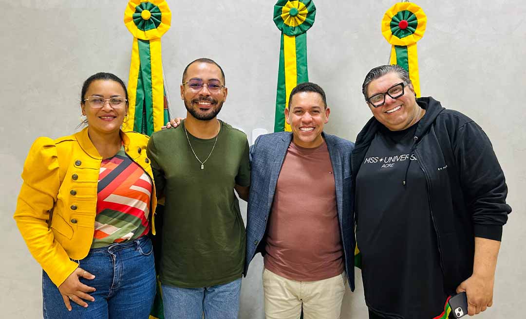 Prefeito Jerry Correia recebe organização do Miss Universe Acre para tratar sobre etapa municipal em Assis Brasil