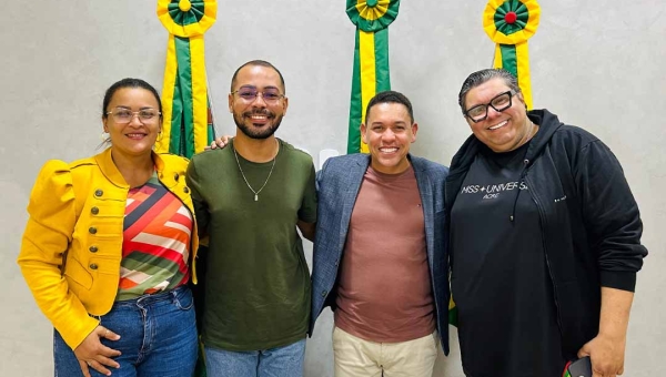 Prefeito Jerry Correia recebe organização do Miss Universe Acre para tratar sobre etapa municipal em Assis Brasil