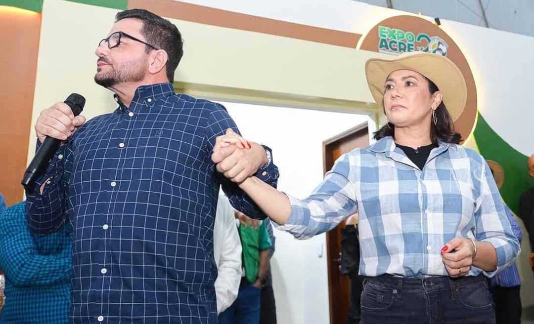 Na Expoacre Juruá, Gladson declara apoio à pré-candidatura de Mailza e cutuca adversários: “Os que apostarem que vai dar errado vão perder feio”