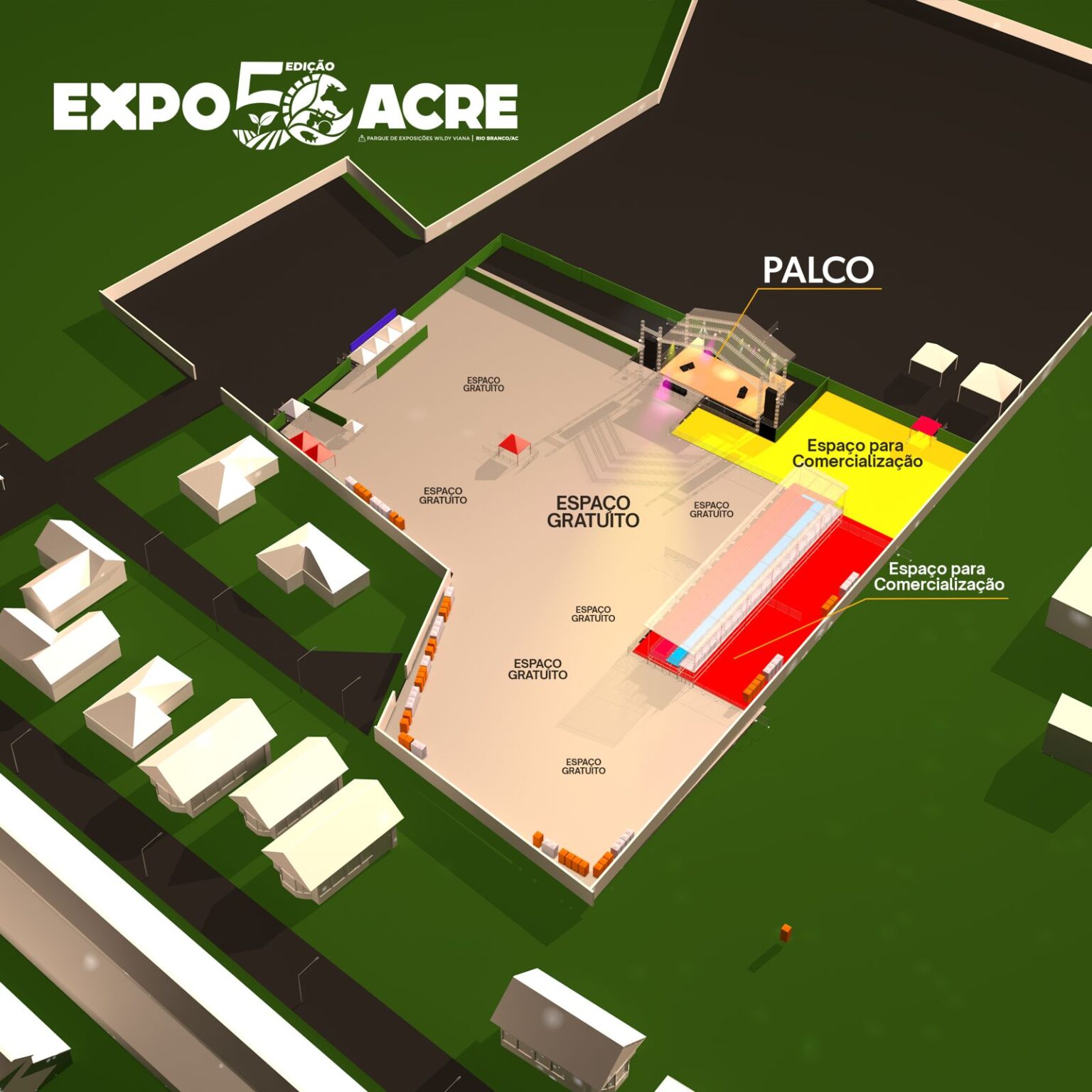 Governo divulga empresa selecionada para comercializar camarotes durante Expoacre Rio Branco