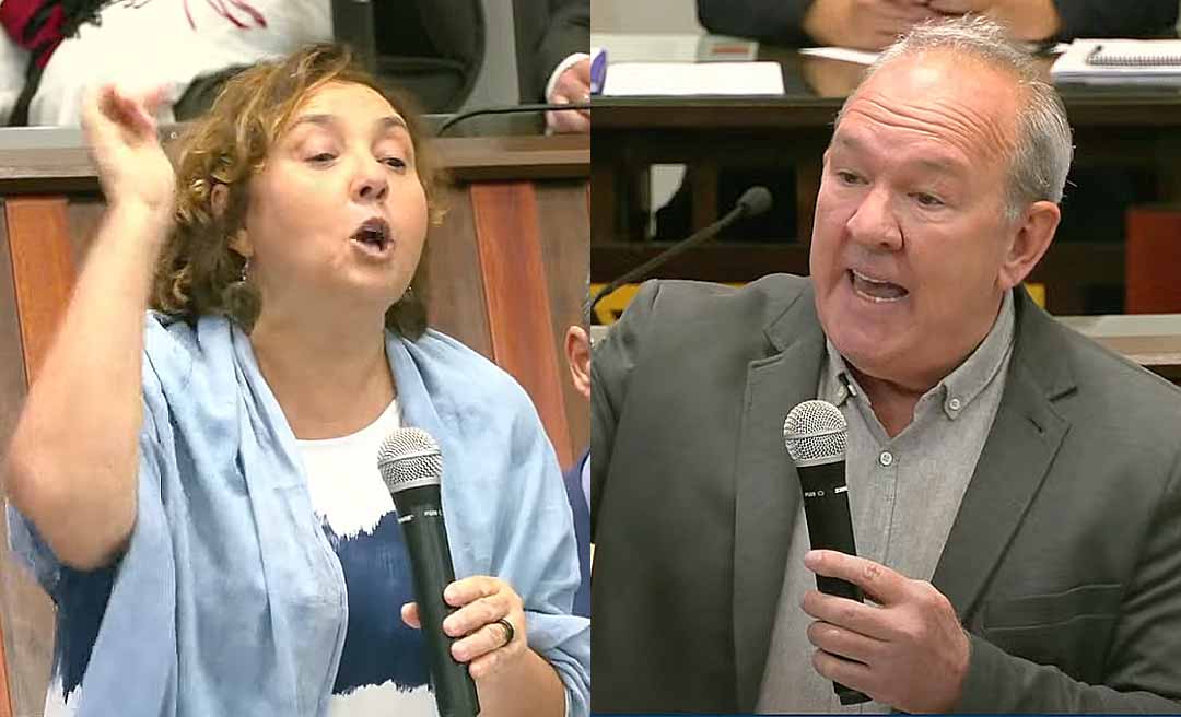 Ex-deputada Naluh ‘rouba’ a cena na Aleac, defende redução de percentuais dos poderes, responde Calixto e secretário dispara: ‘discurso demagógico’