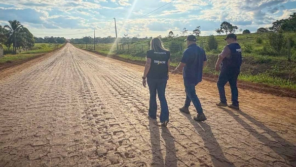 Obra da rodovia entre Bujari e Porto Acre segue em ritmo acelerado e se prepara para imprimação no Lote II
