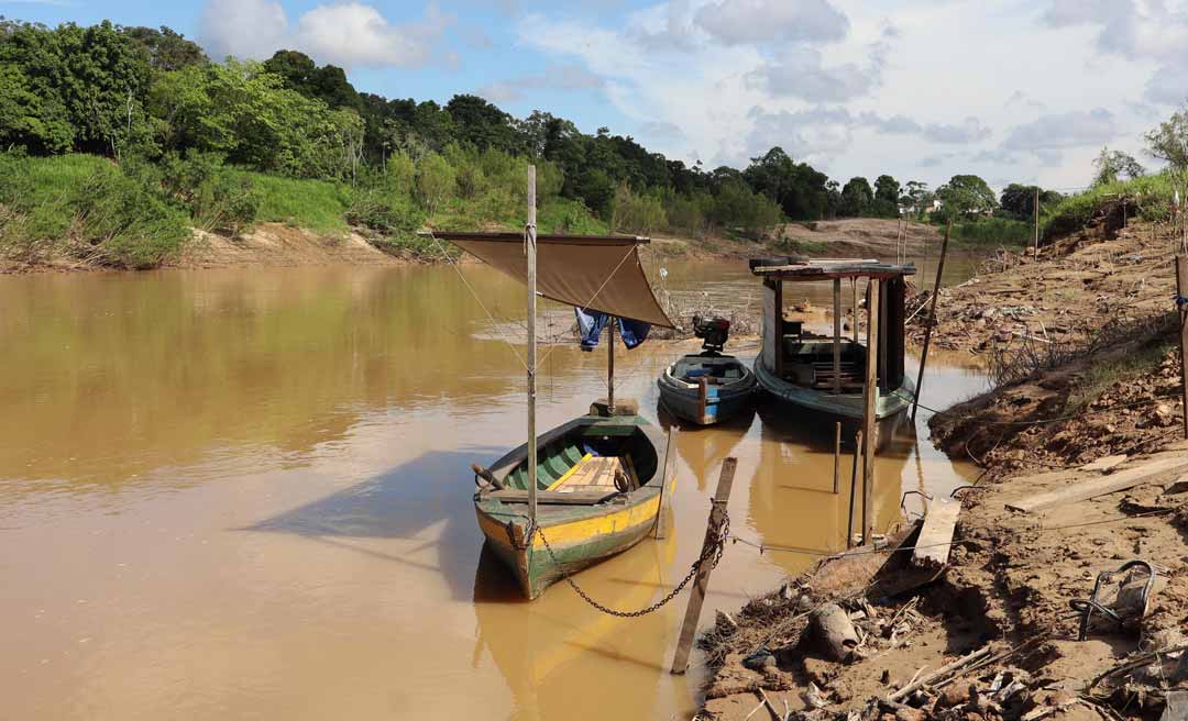 Rio Acre atinge pior nível dos últimos 11 anos na Capital, manancial marcou 1,85 metro na manhã desta terça-feira