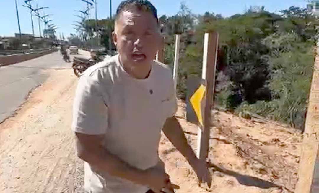 “Alô Ministério Público, alô Tribunal de Contas, esse descaso não pode ficar impune", alerta vereador Eber Machado sobre situação da ponte do Judia